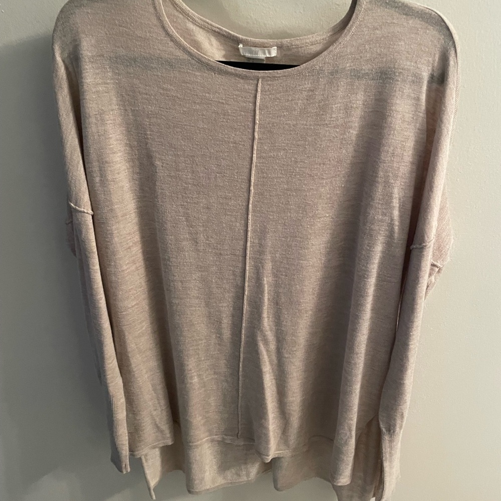 Beige Long Sleeve Tunic